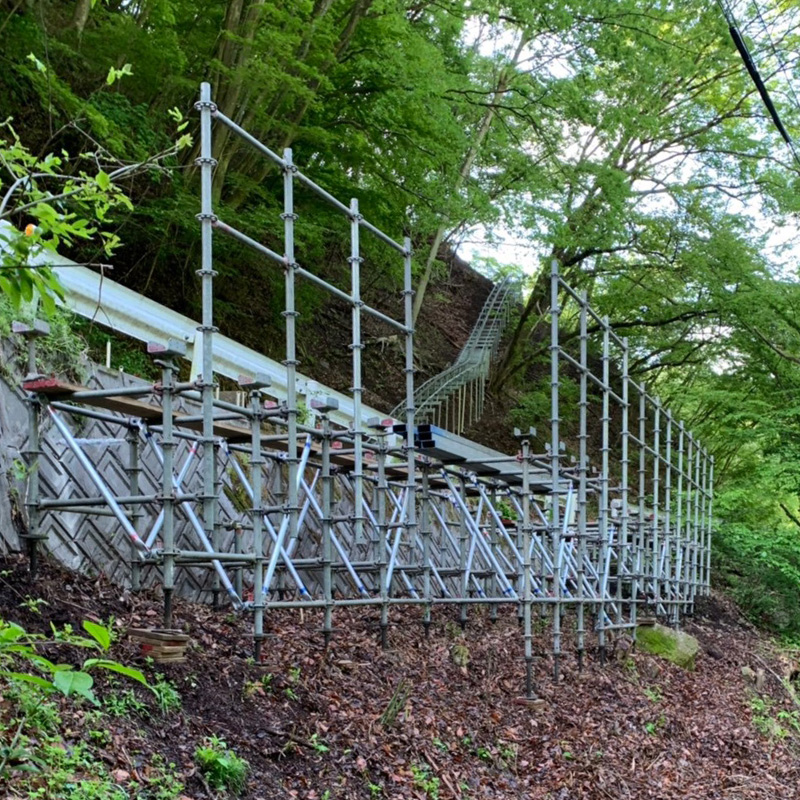 法面ボーリング用足場［山梨県甲府市］