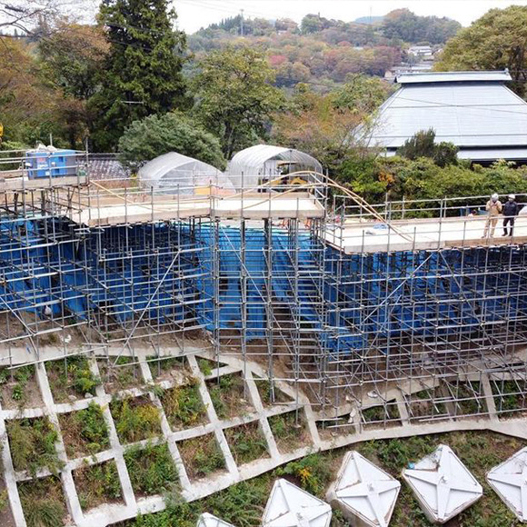 アンカー用足場［長野県池田町］